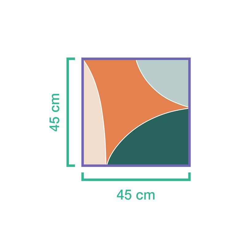Capa-de-Almofada-Geometrico-Colorido-Bege-e-Laranja