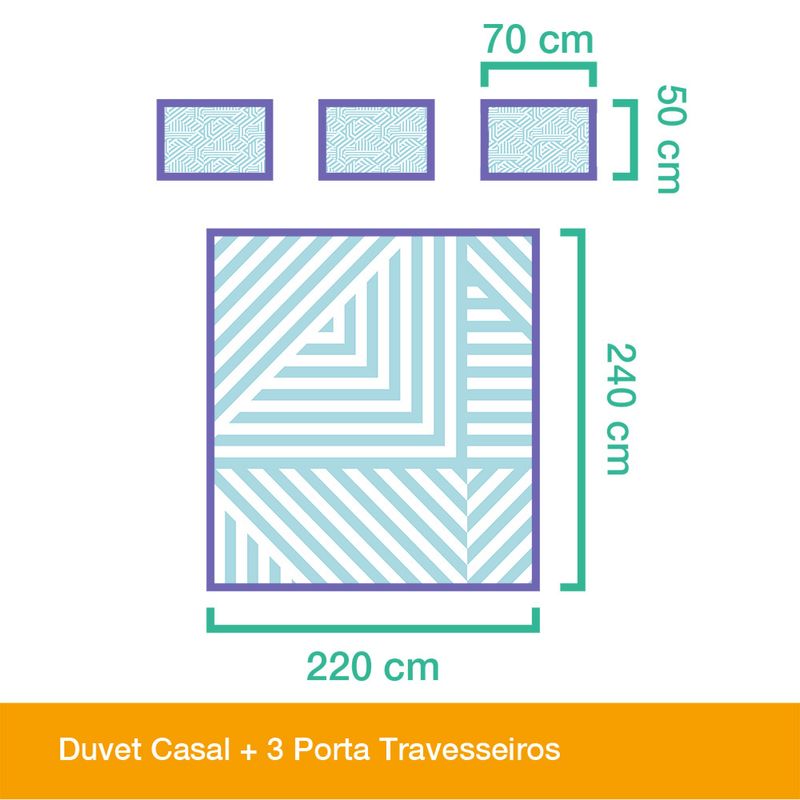 Capa-de-Edredom-Geometrico-Linhas-Grossas-Branco-e-Azul