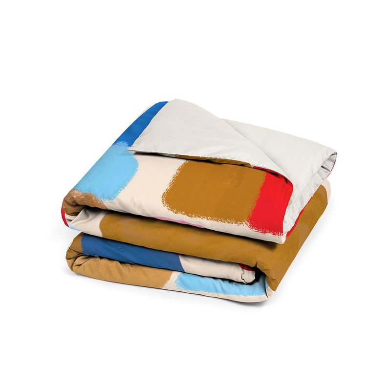 Capa-de-Edredom-Tela-Azul-Marrom-e-Vermelho