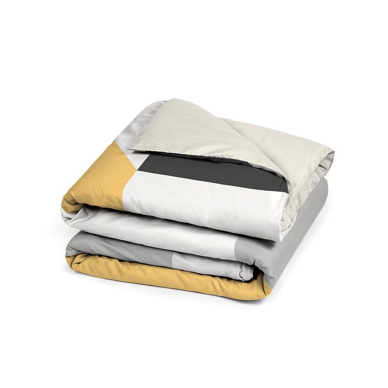 Capa-de-Edredom-Geometrico-Grande-Cinza-e-Amarelo