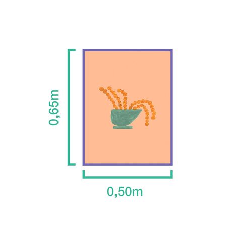 Flâmula Plantas Exóticas Laranja e Verde