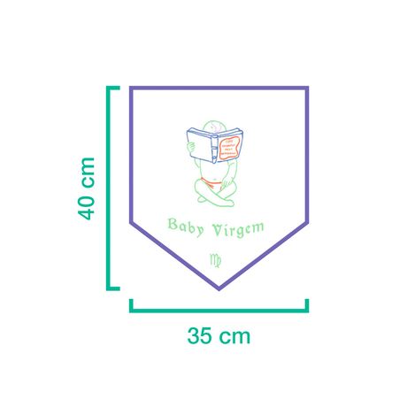 Flâmula Baby Virgem Verde 03 e Azul