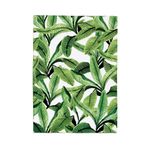 Pano-de-Prato-Paisagem-tropical-Verde-e-Branco