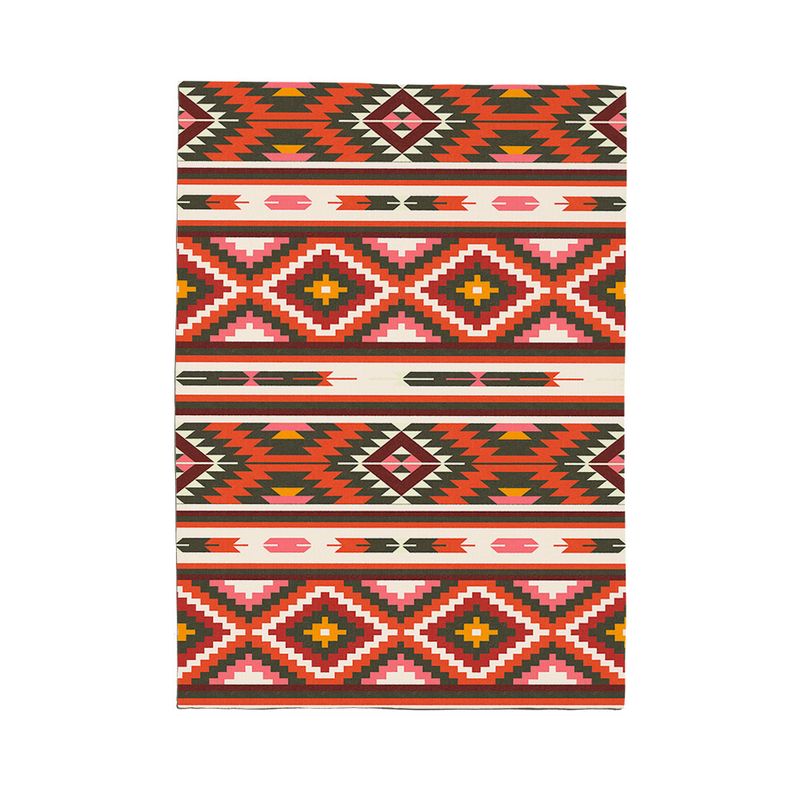 Pano-de-Prato-Tapecaria-Kilim-Amarelo-e-Rosa