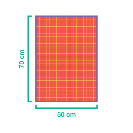 Pano de Prato Quadriculado Moderninho Vermelho e Amarelo