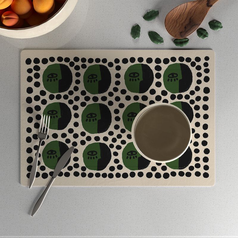 Jogo-Americano-Rostinhos-Pattern-Verde-e-Preto