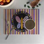 Jogo-Americano-Flower-Power-Preto-e-Rosa