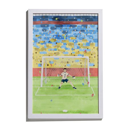 Quadro Futebol I Azul e Verde