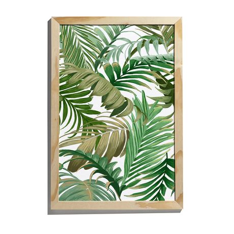 Quadro Costa Rica Branco e Verde