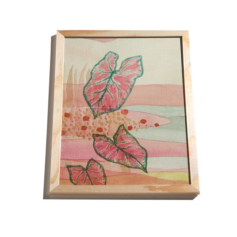 Quadro-La-vie-en-Rose-Bege-e-Rosa