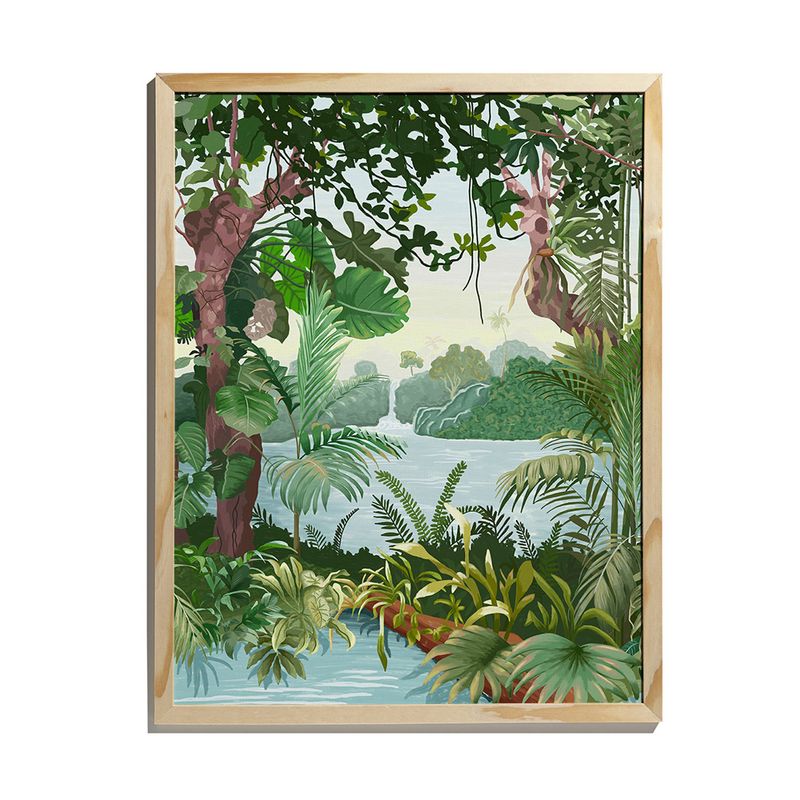 Quadro-Costa-Rica-Verde-e-Azul