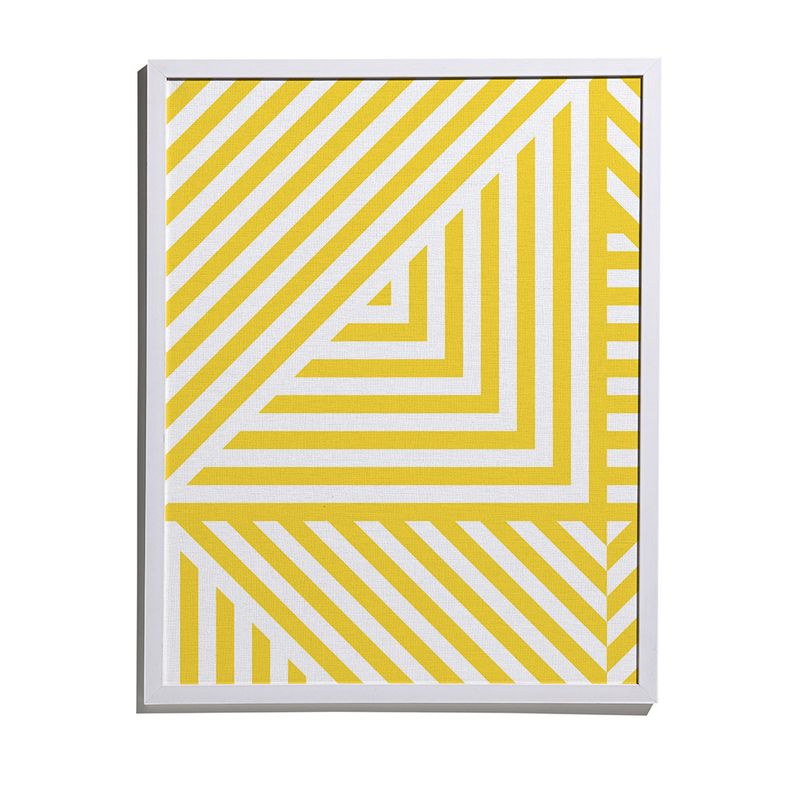 Quadro-Geometrico-Linhas-Grossas-Branco-e-Amarelo