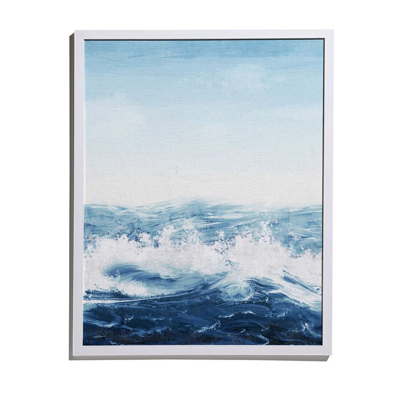 Quadro-Mar-Realista-Azul-e-Azul-Marinho