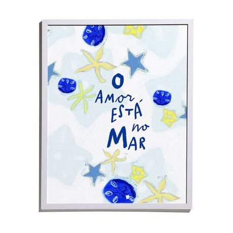 Quadro Estrelas do Mar Azul e Verde