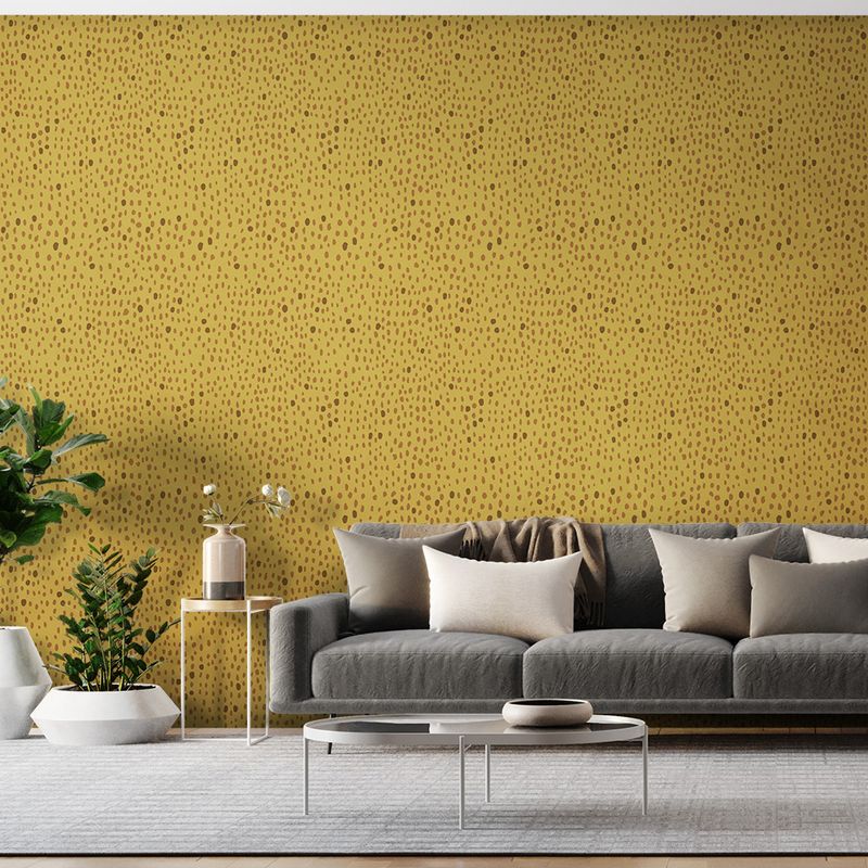 Papel-de-Parede-Vinilico-Bolinhas-do-meu-jeito-Amarelo