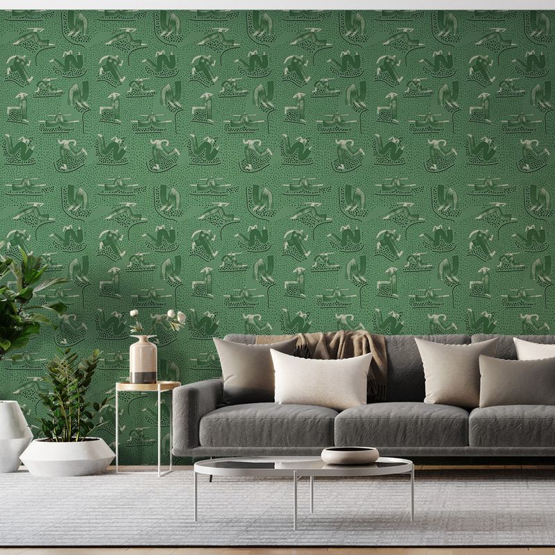 Papel-de-Parede-Vinilico-Andando-do-meu-jeito-I-Verde
