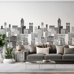 Painel-de-Parede-Avenida-Branco-e-Preto