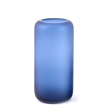 Vaso de Vidro Tirreno Azul fosco 01