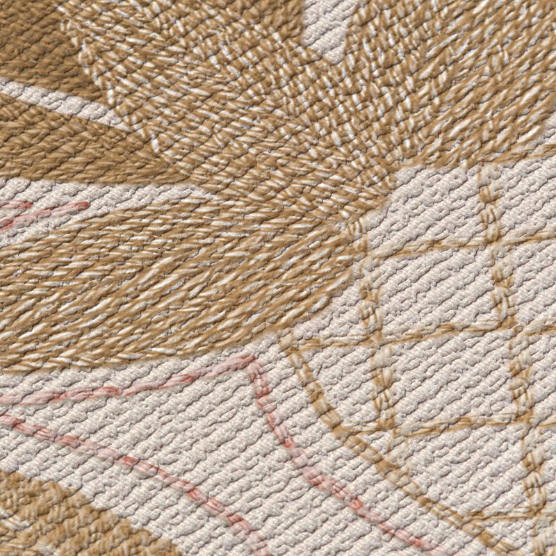 Papel-de-Parede-Abacaxis-Marrom-e-Bege