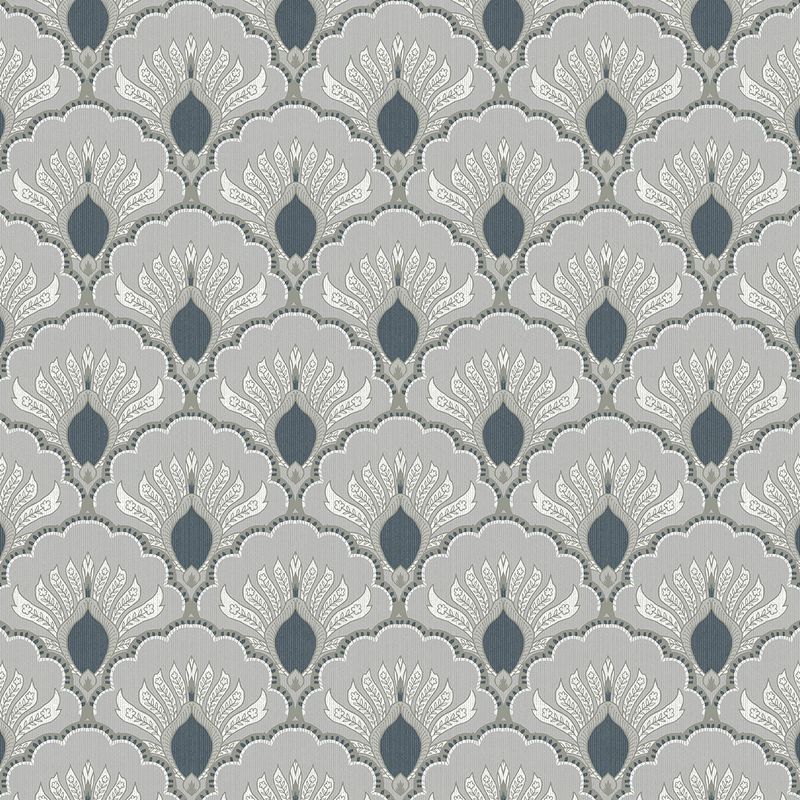 Papel-de-Parede-Arabesco-Texturizado-Cinza-e-Azul