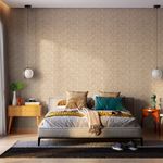Papel-de-Parede-Linho-Ferrugem-Bege