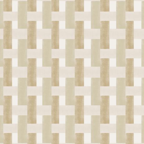 Papel de Parede Listrado Retângulo Bege
