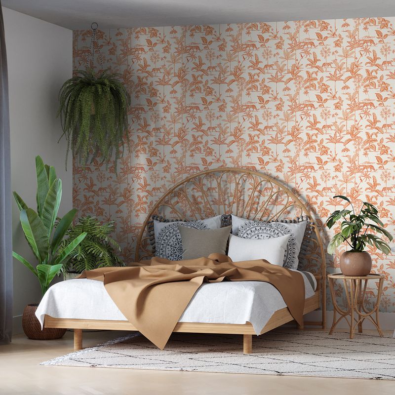 Papel-de-Parede-Toile-de-Jouy-Selva-Laranja