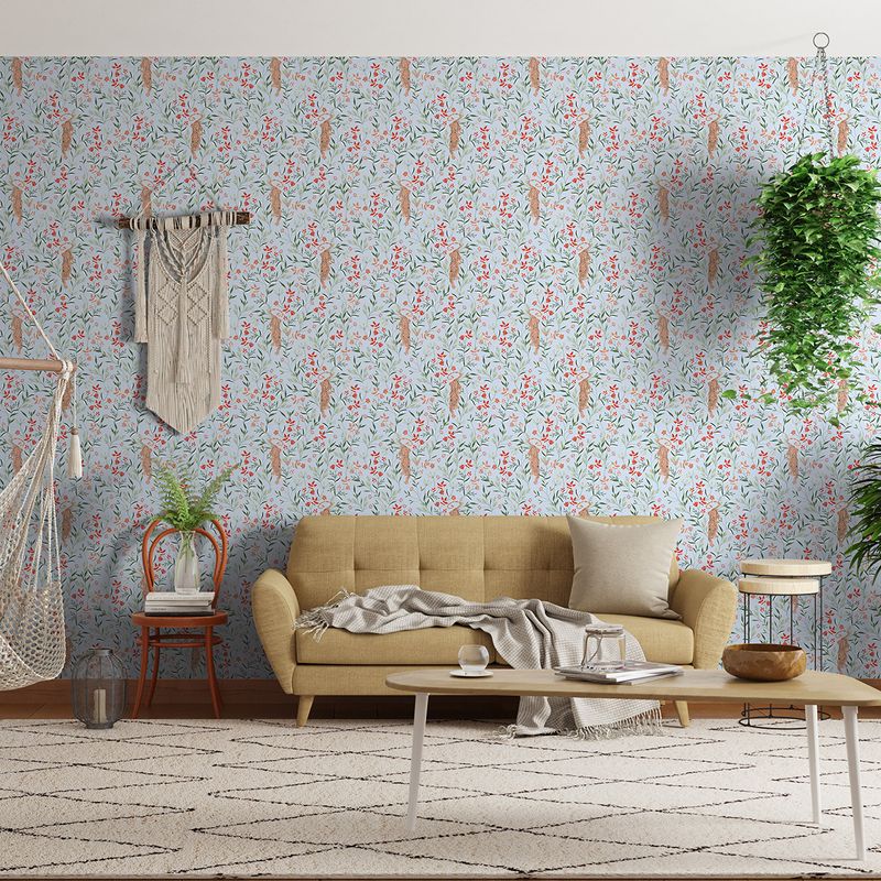 Papel-de-Parede-Tigresa-Rosa-e-Azul