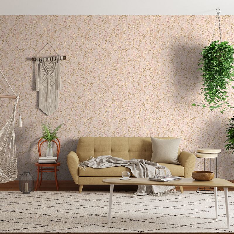 Papel-de-Parede-Tigresa-Bege-e-Rosa