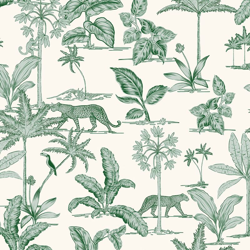 Papel-de-Parede-Toile-de-Jouy-Selva-Verde