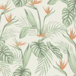 Painel-de-Parede-Tropical-Suave-Verde-e-Laranja