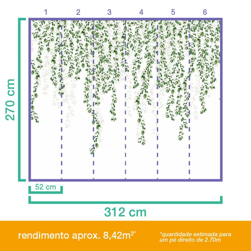 Painel-de-Parede-Folhinhas-Verde-2-e-Amarelo