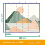 Painel-de-Parede-Horizonte-Verde-e-Rosa