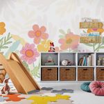 Painel-de-Parede-Flores-Graficas-Amarelo-e-Rosa