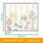 Painel-de-Parede-Flores-Graficas-Bege-e-Verde