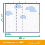 Painel-de-Parede-Nuvens-Azul-e-Verde