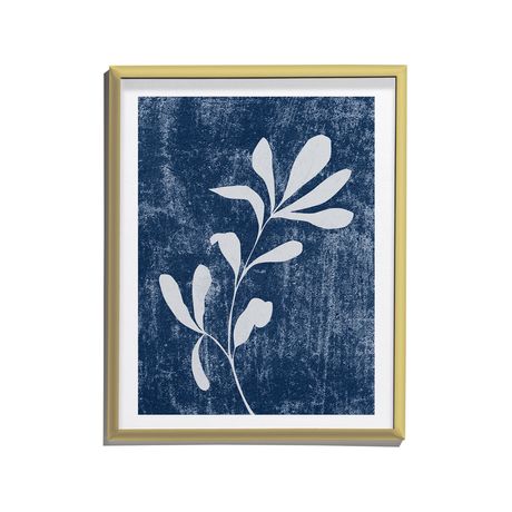 Quadro Cianotipia Azul Marinho