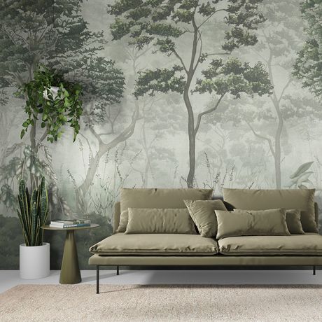 Painel de Parede Floresta Indoor Verde 01