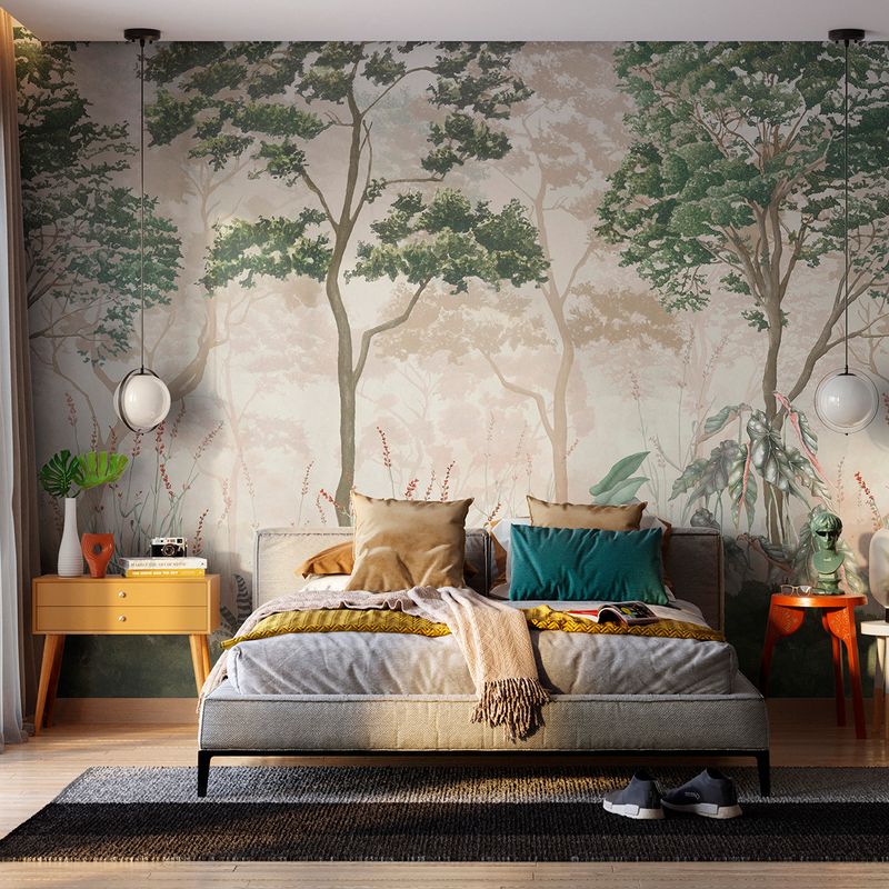 Painel-de-Parede-Floresta-Indoor-Verde-02-e-Bege