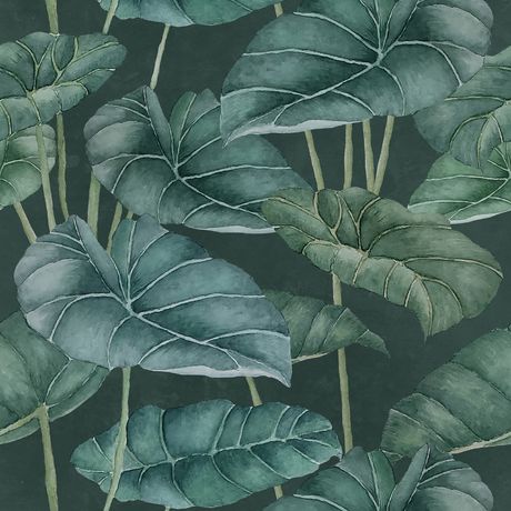 Papel de Parede Vinílico Selva Verde e