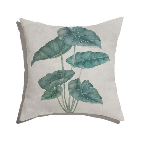 Capa de Almofada Selva Cinza e Verde