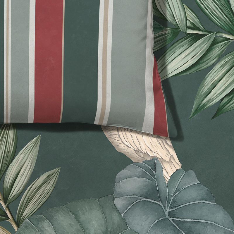 Capa-de-Edredom-Selva-com-Cacatuas-II-Verde-e-Branco
