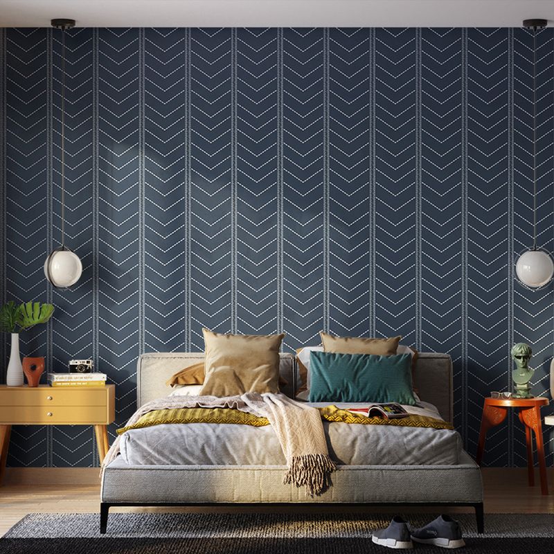 Papel-de-Parede-Vinilico-Padroes-I-Azul-Marinho-e-Branco
