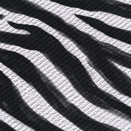 Papel de Parede Vinílico Listras de Zebra Preto e Branco