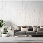 Painel-de-Parede-Chuva-Tropical-Bege-e-Rosa