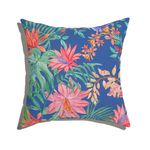 Capa-de-Almofada-Tropicana-Floral-Azul-e-Rosa