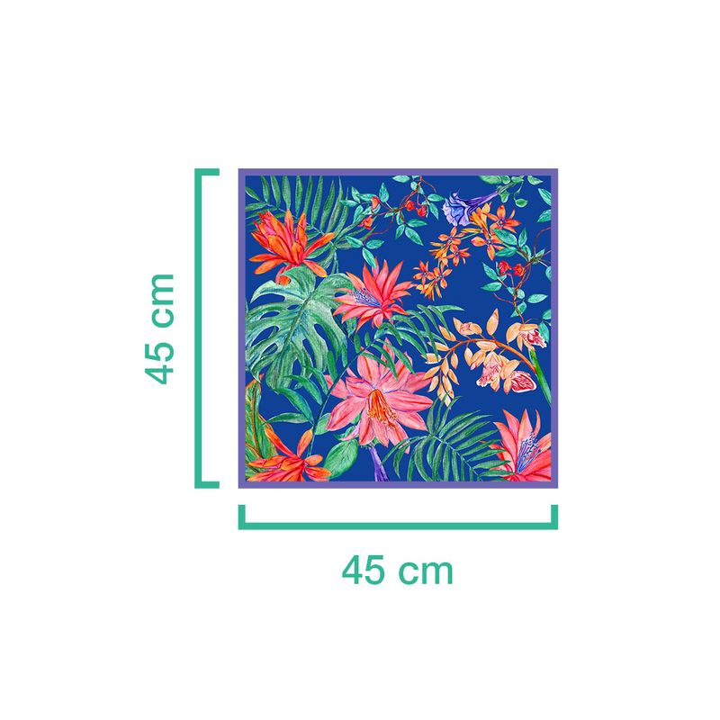 Capa-de-Almofada-Tropicana-Floral-Azul-e-Rosa