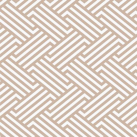 Papel de Parede Vinílico Relevo Ranhura Bege e Marrom