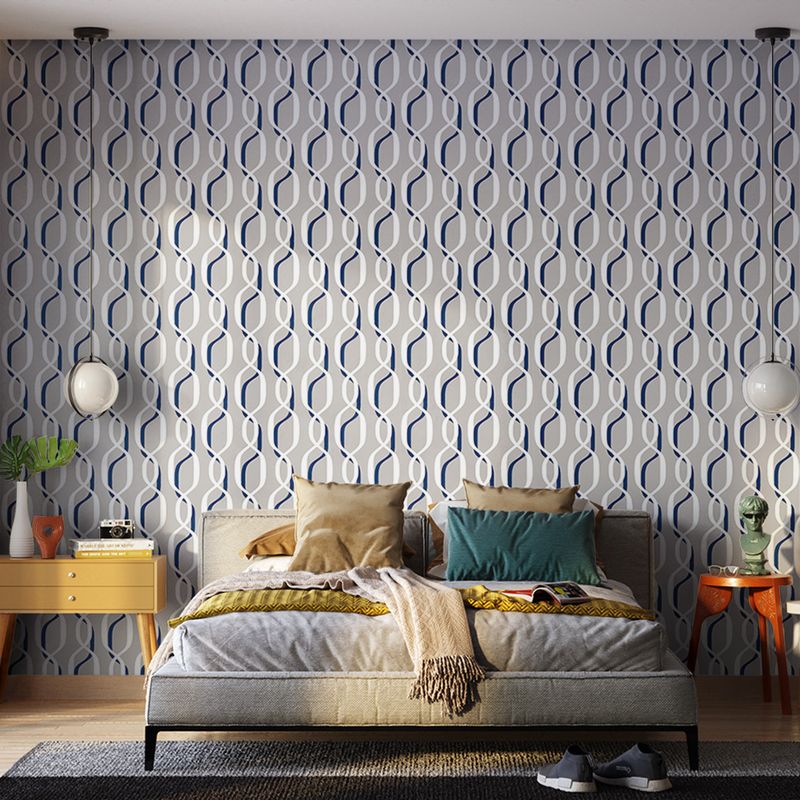Papel-de-Parede-Vinilico-Linhas-Ondas-Cinza-e-Azul