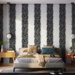 Papel-de-Parede-Vinilico-Arabesco-Degrade-Preto-e-Branco
